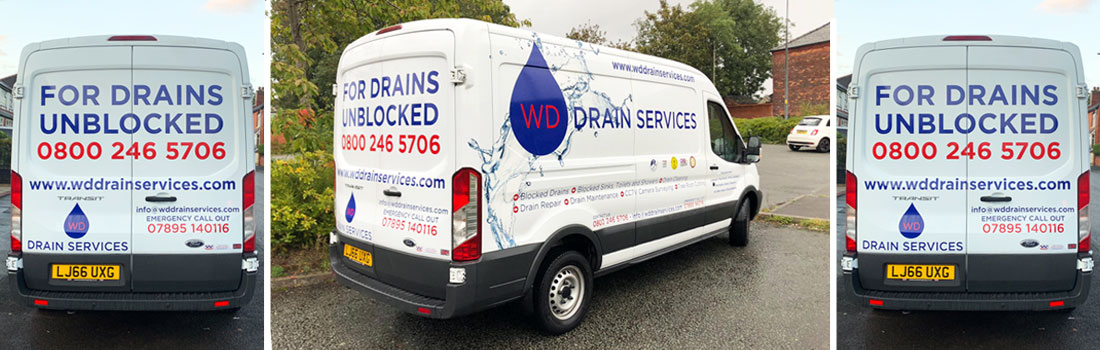 WD Drain Services Preston Van